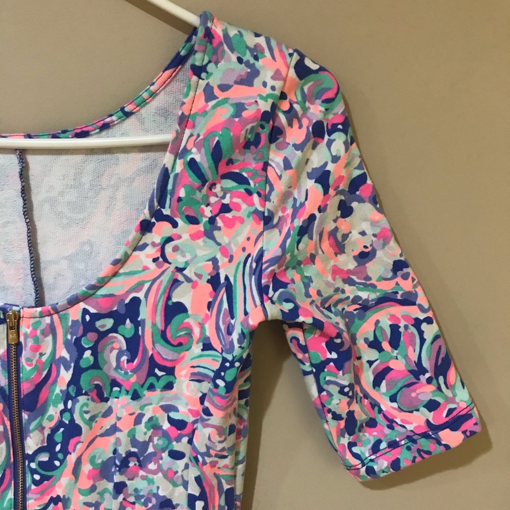 Lilly Pulitzer Celia Dress Fit and Flare size Xs - Picture 10 of 11